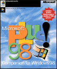 Microsoft Plus! 98 - Introduction to section showing why Internet Explorer is bundled with Windows, but Plus! 98 is sold separately.